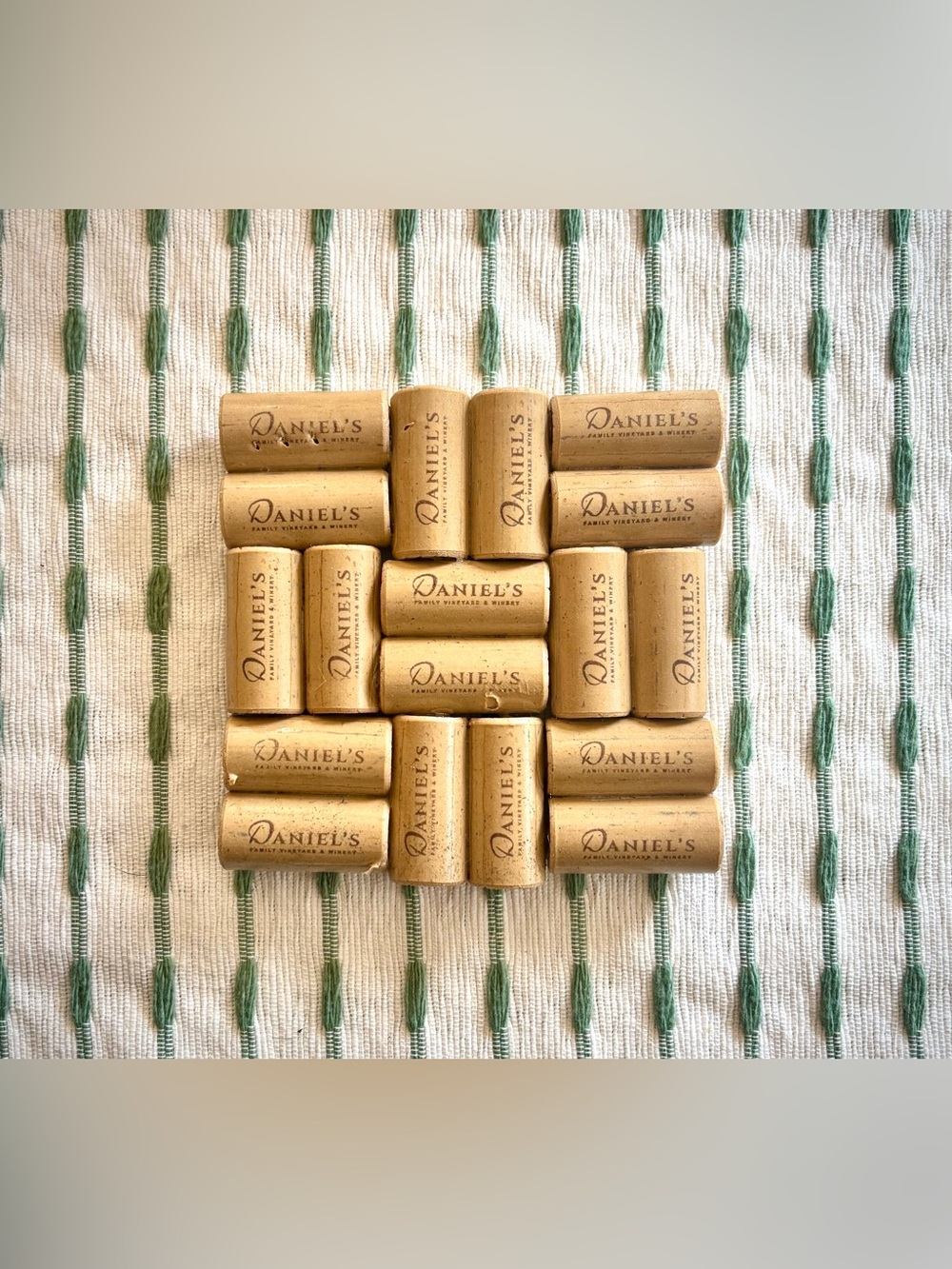 Handmade Natural Wine Cork Trivet